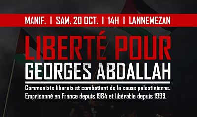 Ne laissons pas Georges Ibrahim Abdallah passer une 35ème année de détention en France